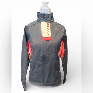 Sugoi Charcoal Pink Women's Firewall 220 Cycling Running Jacket Size Medium  NWT
